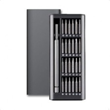 Uslucan Alışveriş Hassas Tornavida Seti, Yıldız Başlı ve Düz Başlı 25'i 1 Arada Küçük Tornavida Seti, Elektronik, Pc ve Gözlük Tamiri Için Manyetik Mini Tornavida Seti