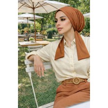 Aişe Tesettür Taba Eşarp Bone