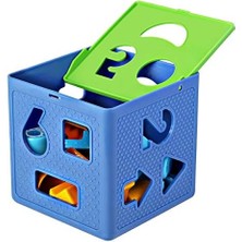 Uslucan Alışveriş Kiki AE-1210 I Bultak Küp 18 Şekilli Toplam 20 Parça (Abs), Çok Renkli