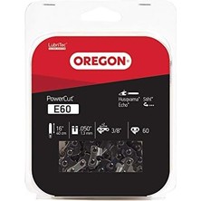 Uslucan Alışveriş Oregon E60 Powercut 40 cm (16 Inç) Testere Zinciri,, Stihl, Echo ile Uyumludur