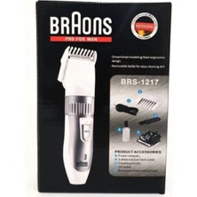 K-Yonlineticaret Braons Şarj Edilebilir Kablosuz Tıraş Makinesi BRS-1217
