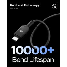 Uslucan Alışveriş Usb-C To Usb-C 1.2 Metre Kablo 240W Güç/pps 2.0 Desteği Super Hızlı Şarj / 40GBPS (E-Marker Çip) Data Aktarım Hızı / 8k Görüntü Aktarım/pd Usb4 Gen3 Type-C Ekstra Dayanıklı - ACA09461