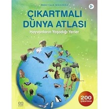 Uslucan Alışveriş Çıkartmalı Hayvan Atlası: Hayvanların Yaşadığı Yerler