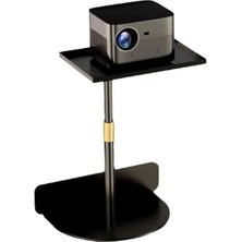 Uslucan Alışveriş Tepsili Ayarlanabilir Projeksiyon Standı, 24 cm - 40 cm Yükseklik Uzatma, Çoğu Projektör, Telefon ve Kamera ile Uyumlu, Taşınabilir Tasarım, Yüksek Mukavemetli Alaşımlı Çelik | TY10