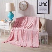 Uslucan Alışveriş Battaniye Televizyon Battaniyesi Peluş Polar Battaniye Tek Kişilik 170 * 230 Pembe