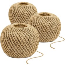 Uslucan Alışveriş 100 M Jüt Ipi, Kırnap Ipi, Kendir Ipi, Ipi, Hasır Ip, Süsleme Hobi El Işi Süsleme Jüt Ip (3)