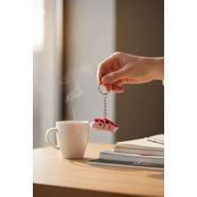 Pazarois Gül ve Dinozor Figürlü Hareketli Anahtarlık