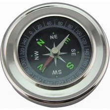 K-Yonlineticaret -Yuvarlak Metal Kasa Dayanıklı Pusula 80MM