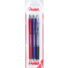 Uslucan Alışveriş Feel It 0.7 mm Yağ Bazlı Mekanizmalı Roller Kalem Siy-Kır-Mav