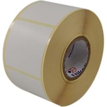 Uslucan Alışveriş Etiket 50MM x 50MM Ruloda 1000 Adet Etiket 40MM Çapında Baskısız Not Alma Etiketi