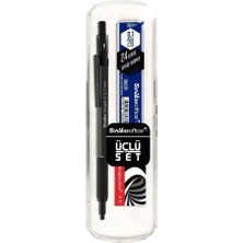 Uslucan Alışveriş Graphx 3'lü Set Versatil Kalem 0.7 mm Antrasitsilgimin 0.7 mm