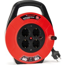 Uslucan Alışveriş 07410 El Tipi Makaralı Uzatma Kablosu 10 mt