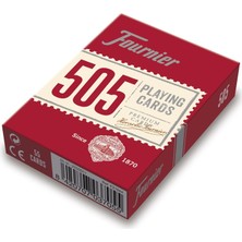 Uslucan Alışveriş Fournier Poker Oyun Kartları Nº 505, Standard Endeks, Kırmızı Veya Mavi