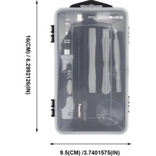 Uslucan Alışveriş 115 Parça Tornavida ve Onarım Seti – Telefon, Saat, Gözlük ve Elektronik Cihazlar Için Çok Amaçlı Hassas Onarım Aletleri, Ergonomik Saplı, Krom Vanadyum Çelik | TTS-115