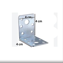 Uslucan Alışveriş Mobilya, Dolap Yatak Duvara Sabitleme Köşebent Bağlantı Aparatı L Demiri Gönye 4X4X4 cm (4 Adet)