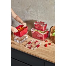 Uslucan Alışveriş 7 Lt Lavin Saklama Kabı Bordo