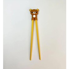 Uslucan Alışveriş Çocuklar Için Kolay Kullanım Aparatı Chopstick, Ayıcık Karakterli Çin Çubuğu, Öğretici Chopstick