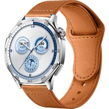 Sneezy Huawei Watch Gt5 46MM Ile Uyumlu Premium Classic Deri Görünümlü Kordon