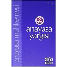 Uslucan Alışveriş Anayasa Yargısı Dergisi 36 (2) 2019