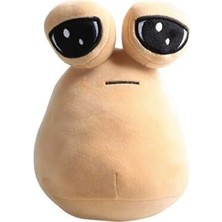 Uslucan Alışveriş Pelüş Ayıcık Poe, Kahverengi Ayı, Doldurulabilir Pou, Uzaylı Pelüş Oyuncak, Evcil Hayvanım (Kahve)