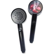 Uslucan Alışveriş Duş Başlığı Ayarlı Turbo Fanlı Siyah KTX-2999