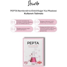 Uslucan Alışveriş Gençleştirici Etkili, Parlaklık ve Canlılık Etkisi Gösteren Pepta Up Kore Kağıt Yüz Maskesi