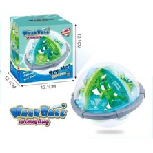 Brother Toys Yeni Trend Maze Ball 120 Engelli Parkur Labirent Topu Mavi Yeşil 12 cm Çap