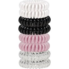 Uslucan Alışveriş Spiral Saç Tokası, 8 Adet Spiral Saç Lastiği Seti, 4 Farklı Renk Seçeneği, Iz Bırakmayan Rahat Saç Aksesuarı, Kadınlar ve Kızlar Için Uygun