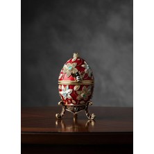 Taşlı Işlemeli Takı Kutusu 16 cm