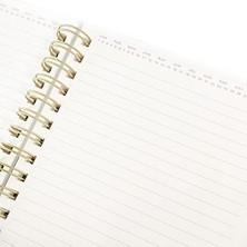 Uslucan Alışveriş Hard Bound Journal: Hanging Flowers