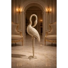 Dekoratif Metal Flamingo 77 cm