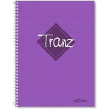 Uslucan Alışveriş A5 Defter Çizgili 200 Syf Mor Tranz