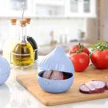 Senson Kapaklı Kilitli Kokusuz Yarım Soğan Saklama Kabı Kutusu Aparatı (5224)