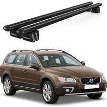 Today Auto Pençe Volvo XC70 Ara Atkı (2007-2013) Uyumlu Siyah Ara Atkı Port Bagaj Tavan Barı