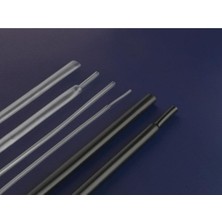 Woer 80 mm 2/1  Isı Ile Daralan Makaron Siyah 25 mt