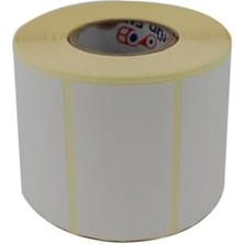 Uslucan Alışveriş Etiket 70MM x 40MM Ruloda 1000 Adet 40MM Çapında Baskısız Not Alma Etiketi