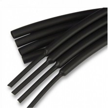 Woer 4.8 mm 2/1 Isı Ile Daralan Makaron Siyah 200MT