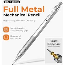 Uslucan Alışveriş Stageek Metal Mekanik Kurşun Kalem 579222 Gümüş