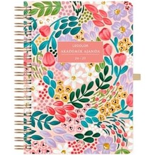 Uslucan Alışveriş Akademik Ajanda 17X24 cm Spiralli 24/25 Pembe