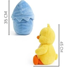 Uslucan Alışveriş Özgüner Sürpriz Yumurta Civcivino – Yumurtadan Çıkan Sevimli Peluş Civciv – Çocuklar Için Koleksiyonluk Oyuncak – Hediye ve Eğlenceli Sürpriz (Mavi)