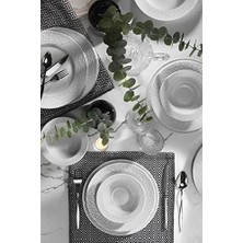 Uslucan Alışveriş Porselen Açelya 18 Parça 6 Kişilik Yemek Seti