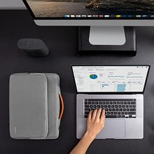Uslucan Alışveriş Tomtoc 360° Laptop Çantası,  Air ve  Pro ile Uyumlu, Farklı Boyutlardaki Dizüstü Bilgisayarlar Için, Suya Dayanıklı, Günlük Kullanıma Uygun Notebook Çantası