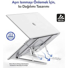 Uslucan Alışveriş N29-3-GÜMÜŞ Katlanır Aluminyum Laptop Bilgisayar Standı