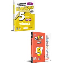 Günay Yayınları 5. Sınıf Bumerang Türkçe 32 Haftalık Deneme Seti + Fi Yayınları Define Fasikül Seti