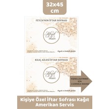 İstisna 10 Adet Kişiye Özel Isimli Ramazan Temalı Iftar Sofrası Servis Ramazan Sofra Süsü Iftar Sofrası