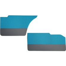 SODSAN Doğan Kapı Döşemesi (Çizgili Kumaş) Mavi