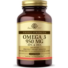 Solgar Omega 3 950 Mg 100 Yumuşak Jelatinli Kapsül