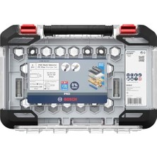 Uslucan Alışveriş 9 x Pro Multi Material Power Plus Delik Açma Testeresi Seti, Şeffaf Kılıf (Yumuşak Ahşap, Alçıpan Duvar Için, Çap 20 – 64 Mm, Profesyonel Aksesuar, Matkap/tornavida)