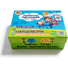 Mindoland A1 İngilizce Konuşma Seti – 600 Kelime – QR Kodlu Sesli Flash Kart – Mobil Uygulamalı – Çocuklar İçin İngilizce Öğrenme Seti