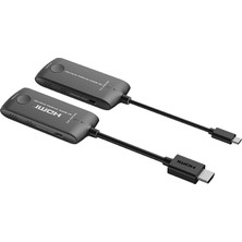 Lenkeng Type C Den HDMI Ya 20 Metre Kablosuz 4K@60Hz. Görüntü Aktarım Seti (16TXS-TO-1RX 4K60Hz Wireless HDMI Extender)